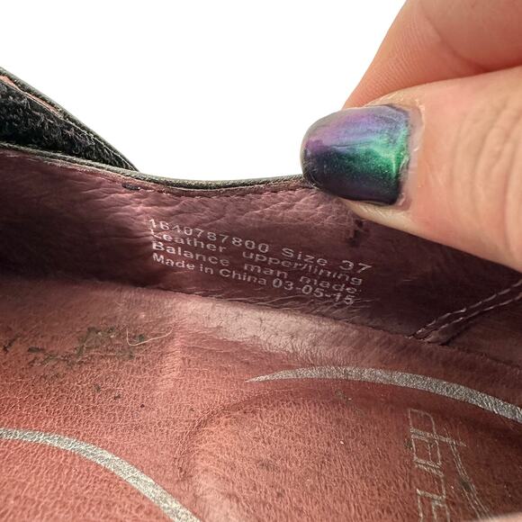 Dansko Women's Brown Leather Aimee Comfort Clogs Size 37 / 7 - Picture 8 of 9